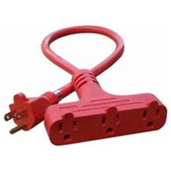 Doomsday 3 Outlet Heavy Duty T-Tap Extension Cord DO14783